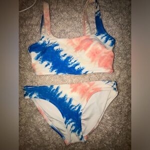 tie die aerie bikini S
